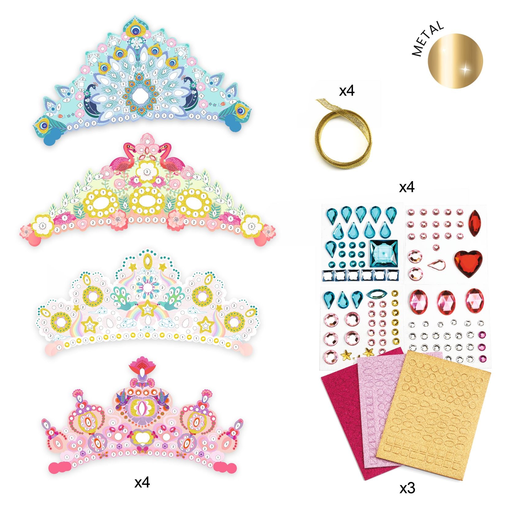 Djeco Do It Yourself – Like a Princess Tiaras