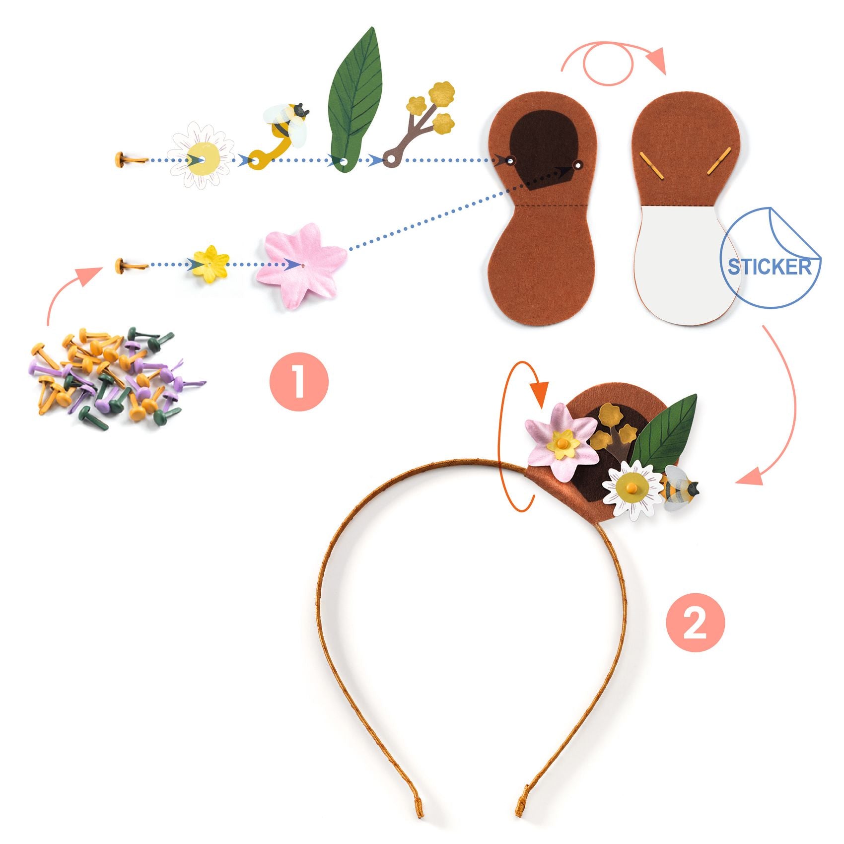 Djeco Do It Yourself – Flower Friends