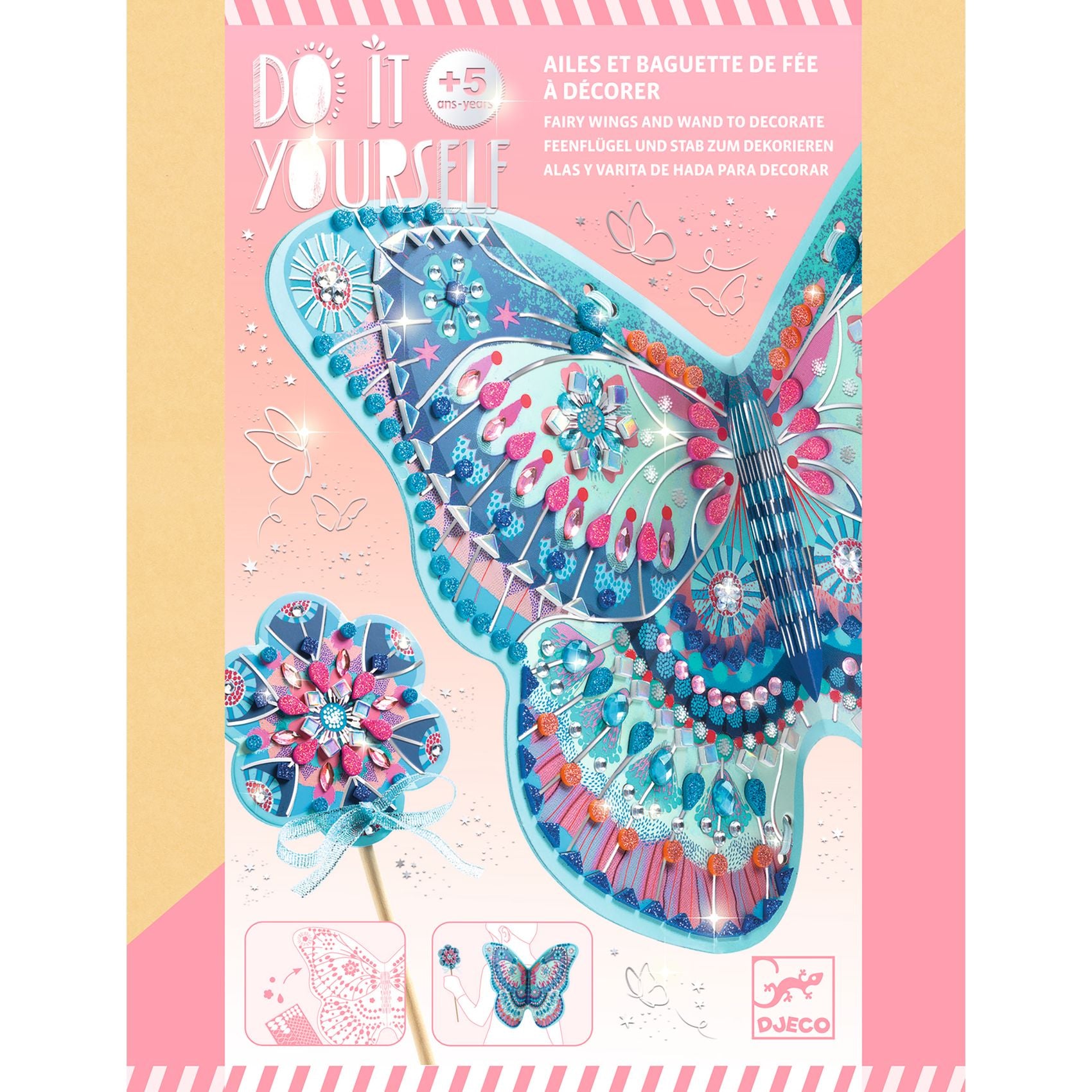 Djeco Do It Yourself – Like a Fairy Wings & Wand