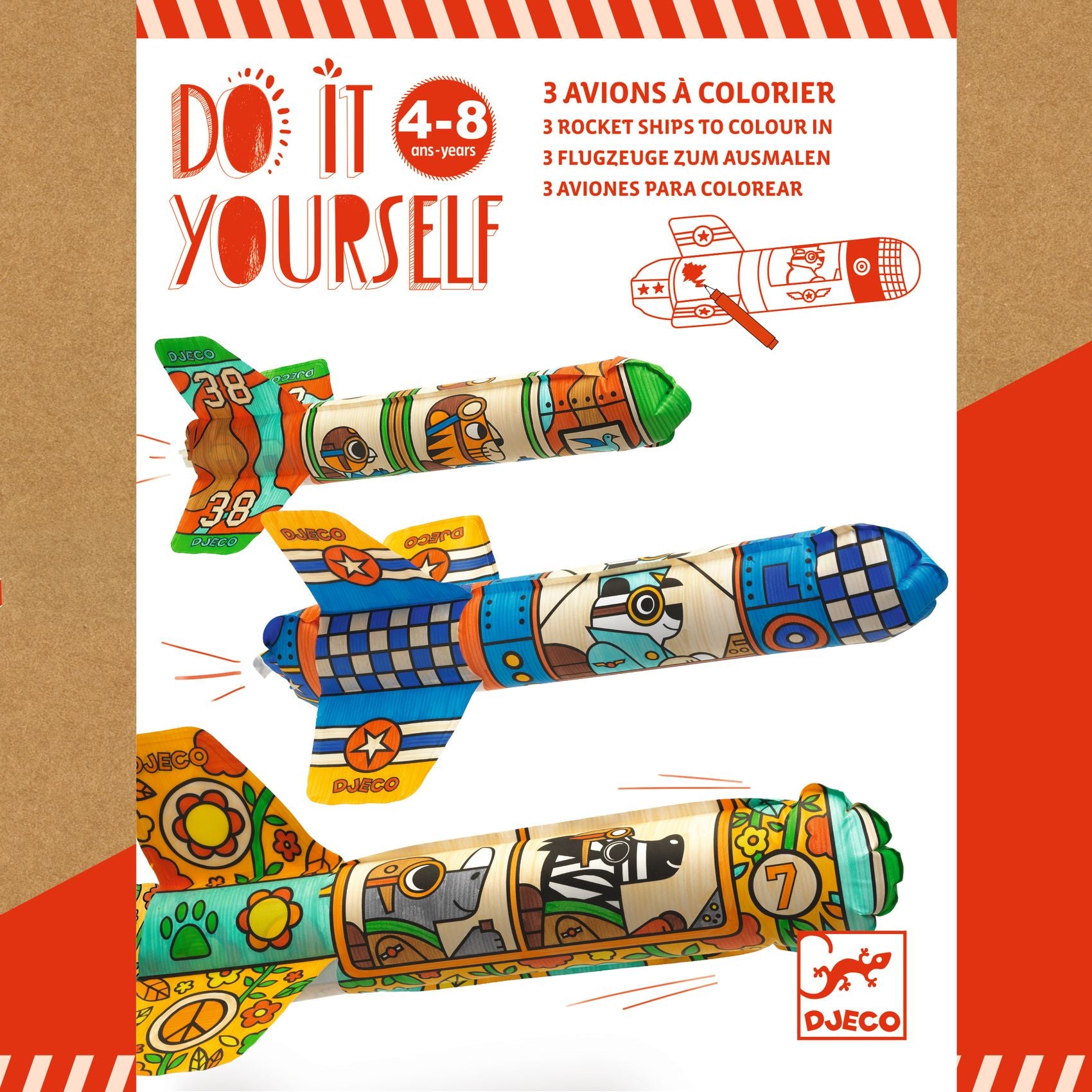 Djeco Do It Yourself Rocket – To The Sky