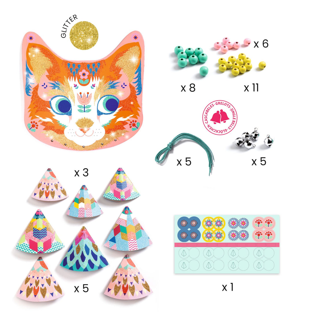 Djeco Do It Yourself Wind Chime – Kitty