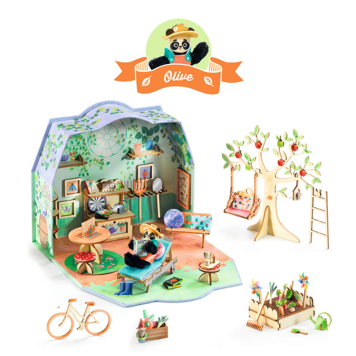 Djeco Do It Yourself Mi House – Olive