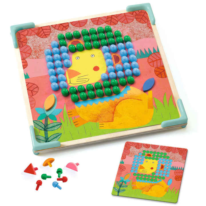 Djeco Mosaico Animo Pegboard