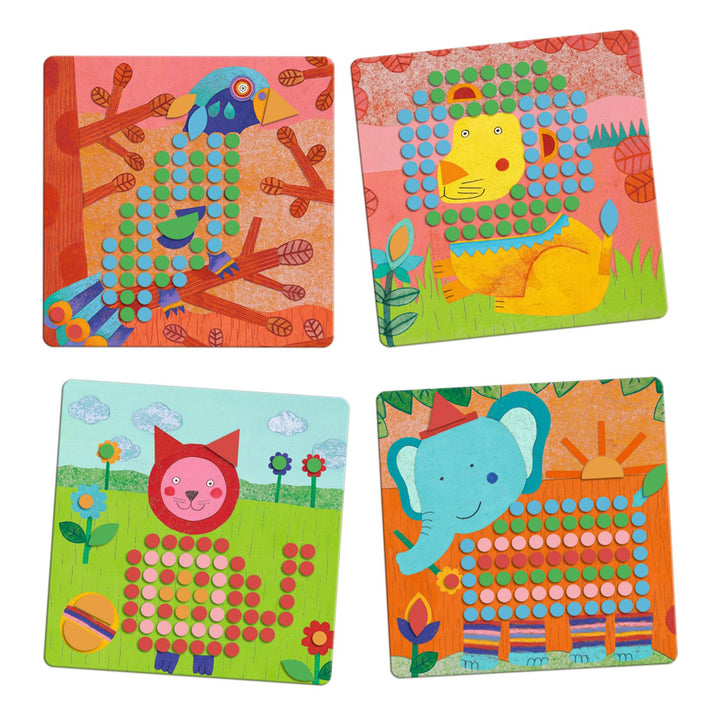 Djeco Mosaico Animo Pegboard