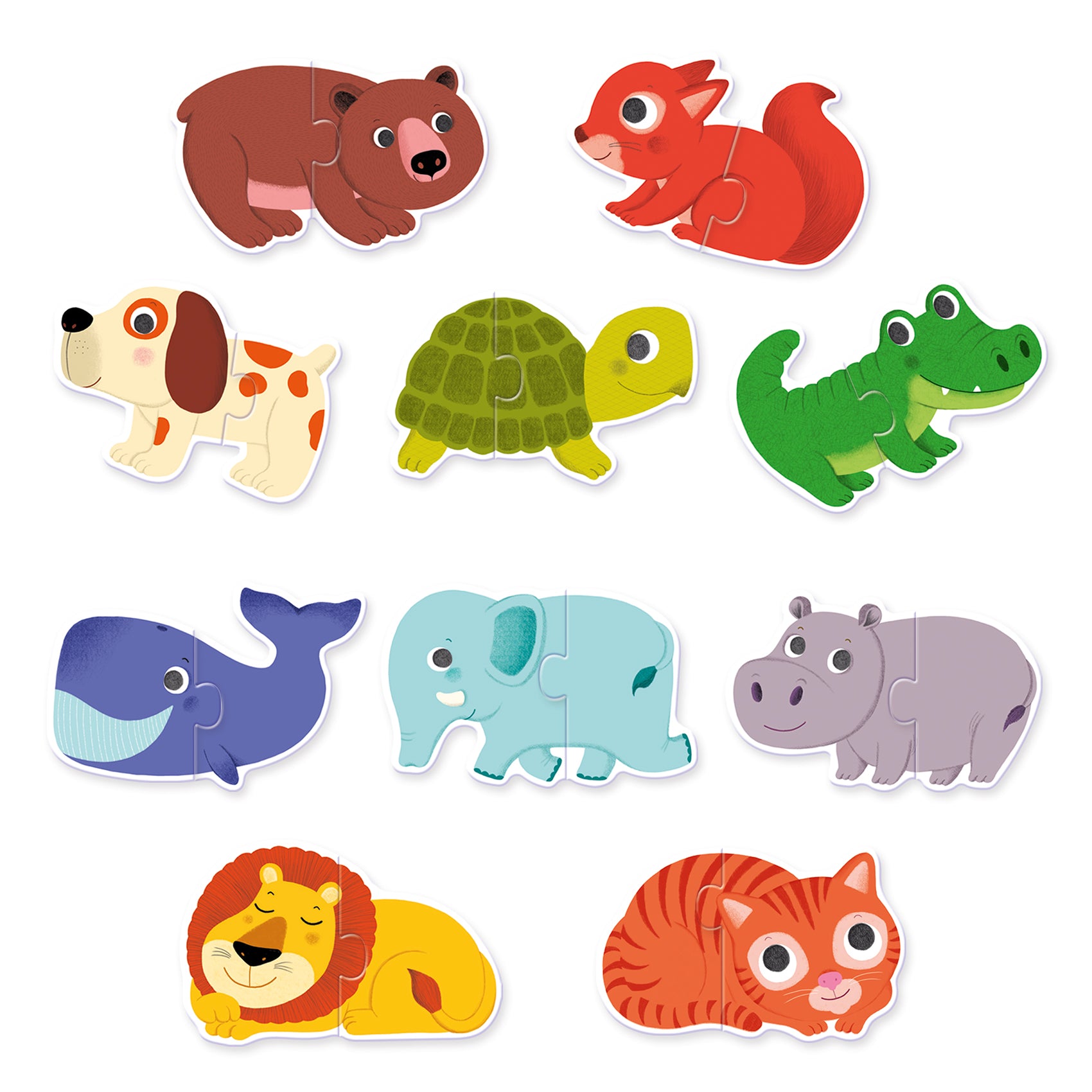 Djeco Puzzle Duo – Animals