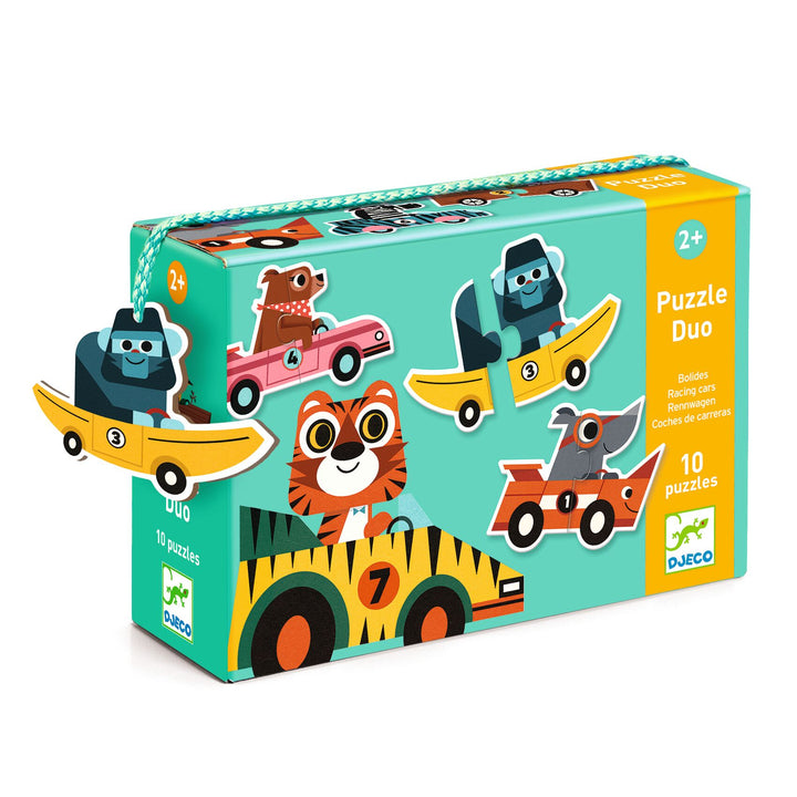 Djeco Puzzle Duo – Racing Cars
