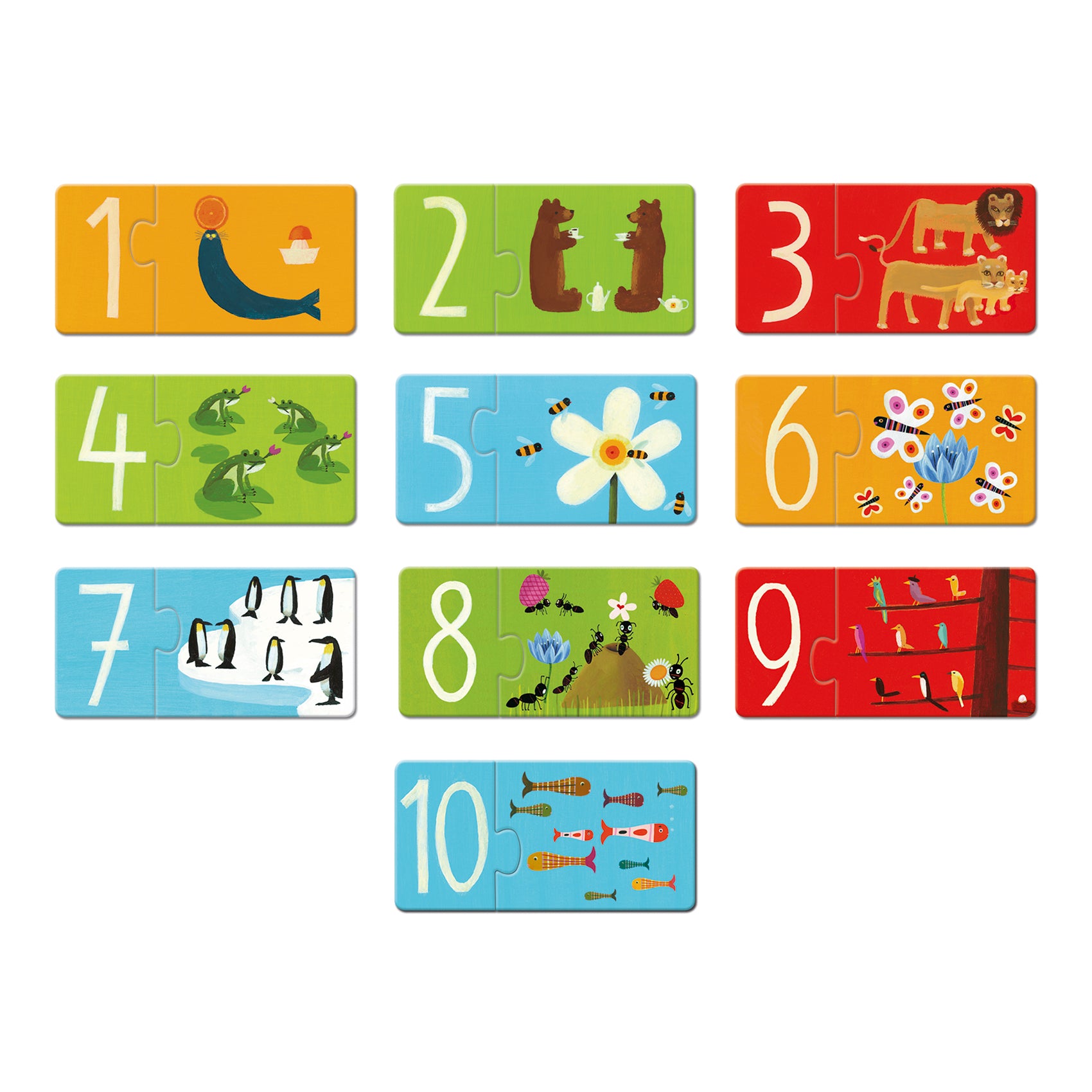Djeco Puzzle Duo – Numbers