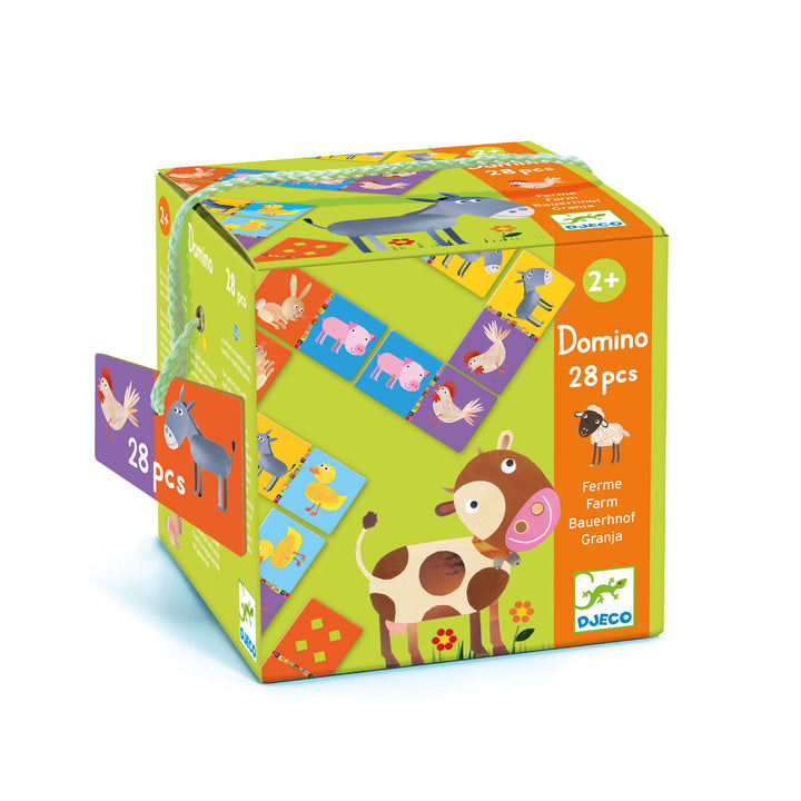 Djeco Domino – Farm (28 Piece)