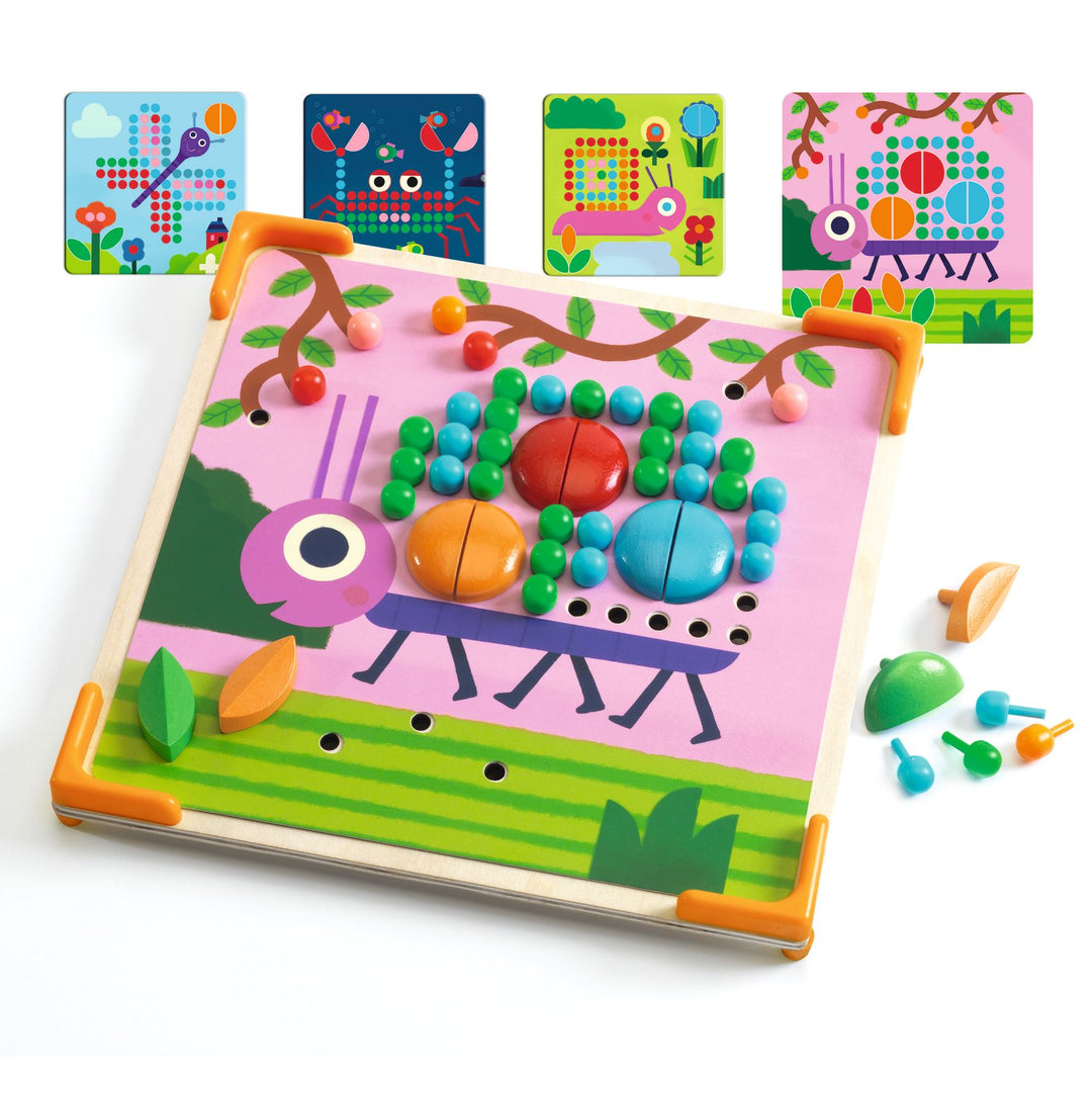 Djeco Eduludo Mosaico Mini Animo Pegboard