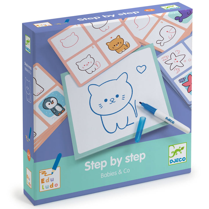 Djeco Step By Step Drawing – Babies &amp; Co