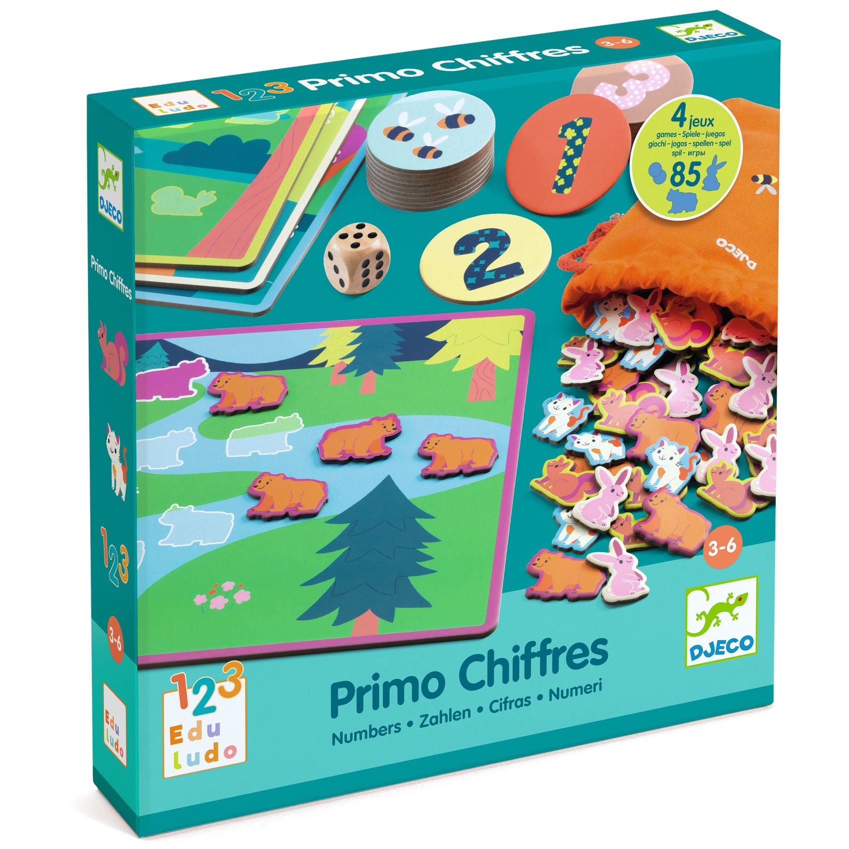 Djeco Eduludo Number Game – Primo Chiffres