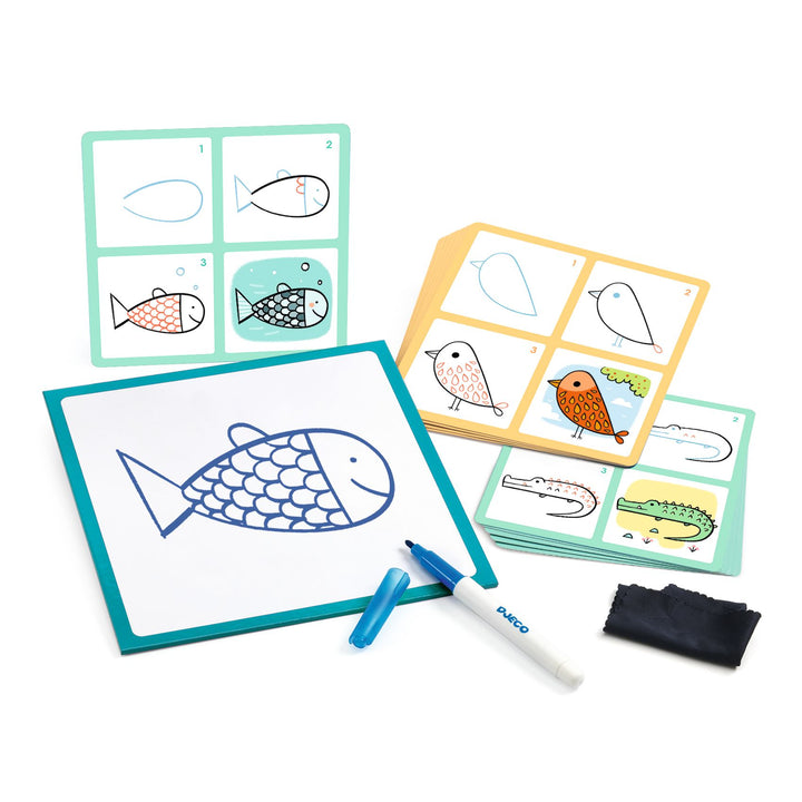 Djeco Edululo Step By Step Drawing – Lama &amp; Co