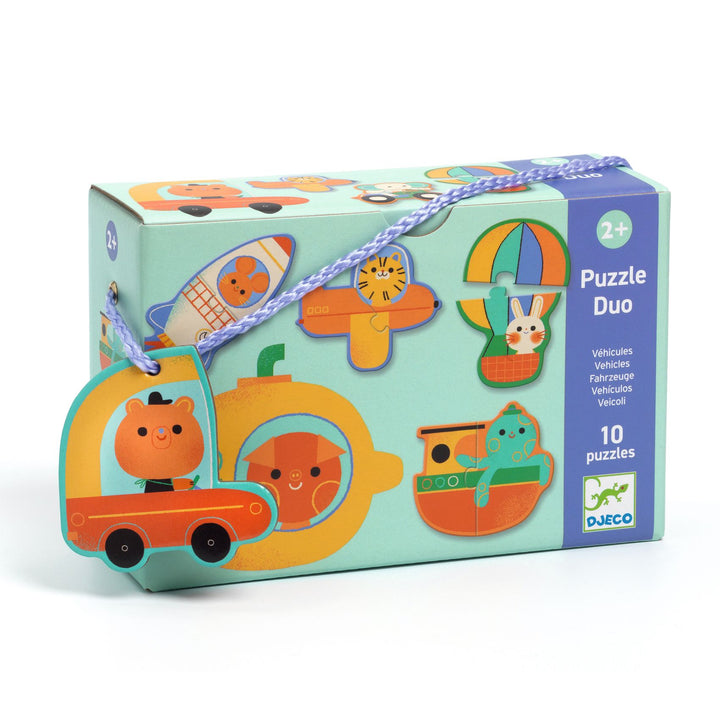 Djeco Puzzle Duo – Vehicle