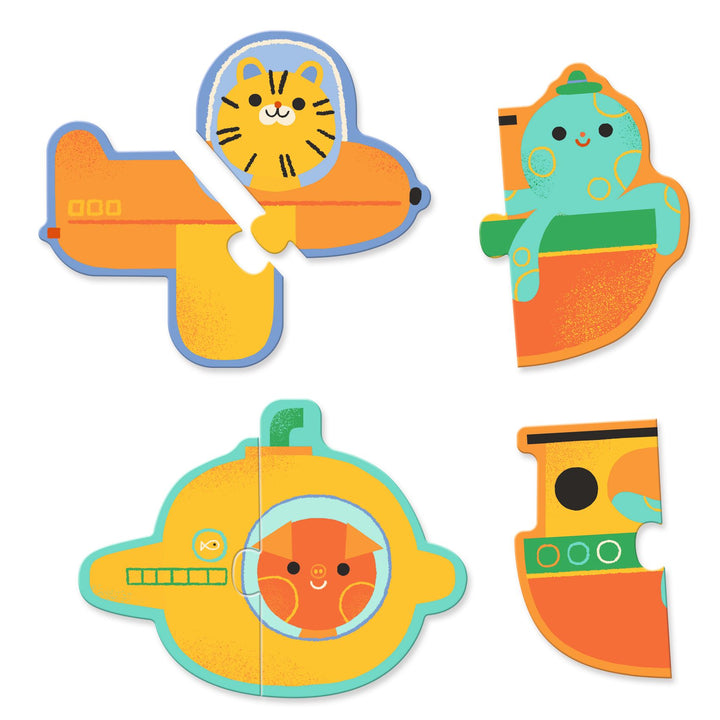 Djeco Puzzle Duo – Vehicle