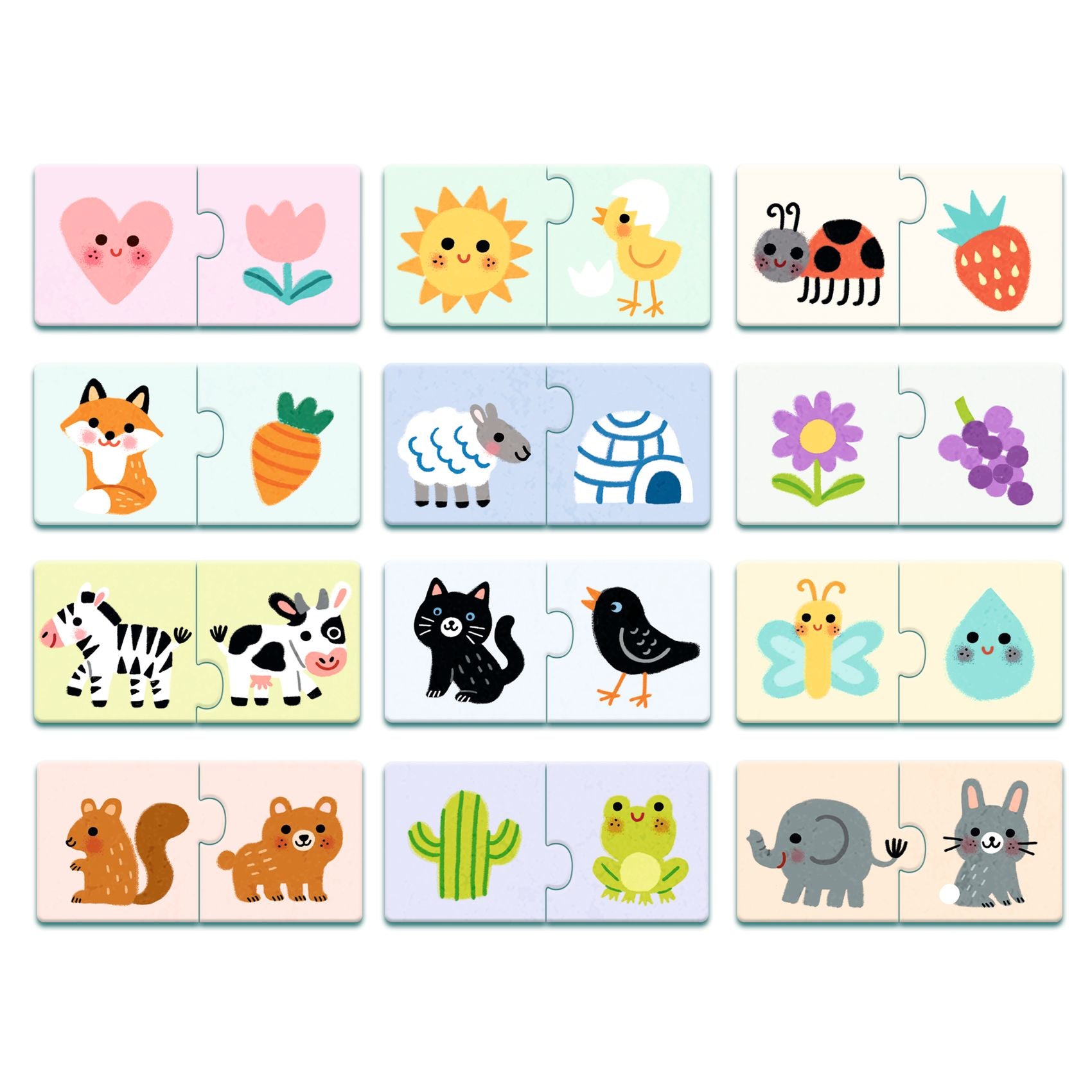 Djeco Puzzle Duo – Colours