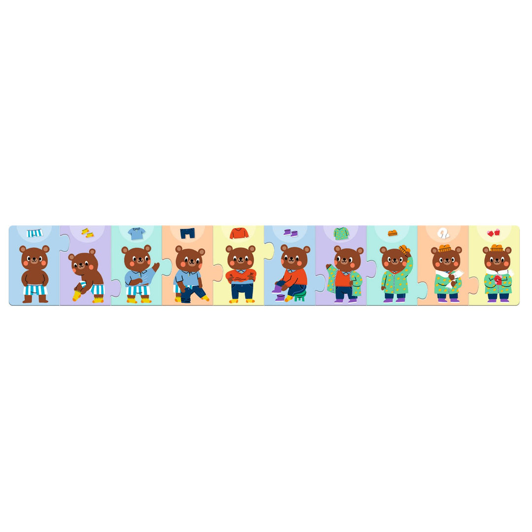 Djeco Dress Up Puzzle – Teddy