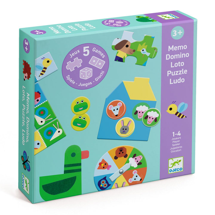 Djeco 5-in-1 Game – At The Farm