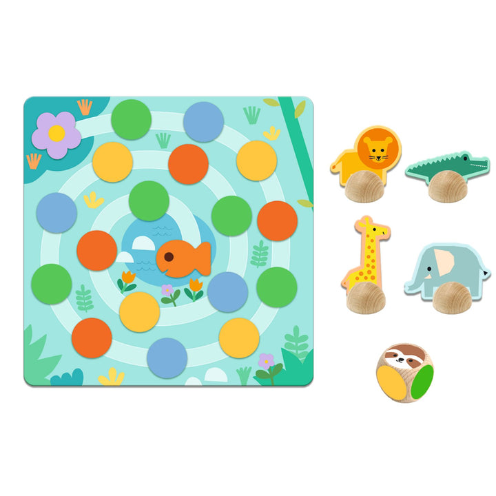 Djeco 5-in-1 Game – Wild Animals