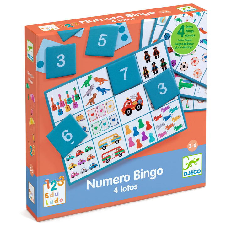 Djeco Eduludo Progressive Bingo Game – Numero Bingo