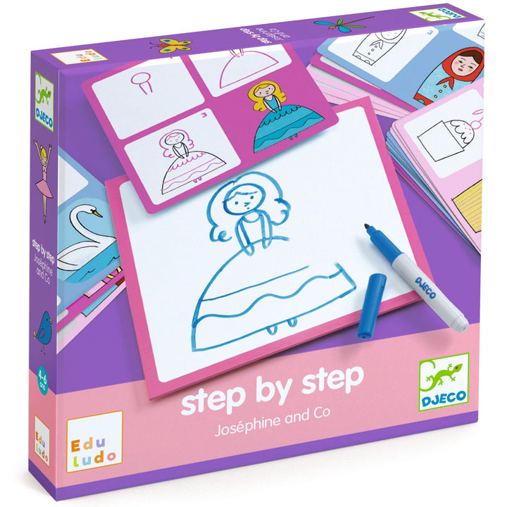 Djeco Step By Step Drawing – Josephine &amp; Co