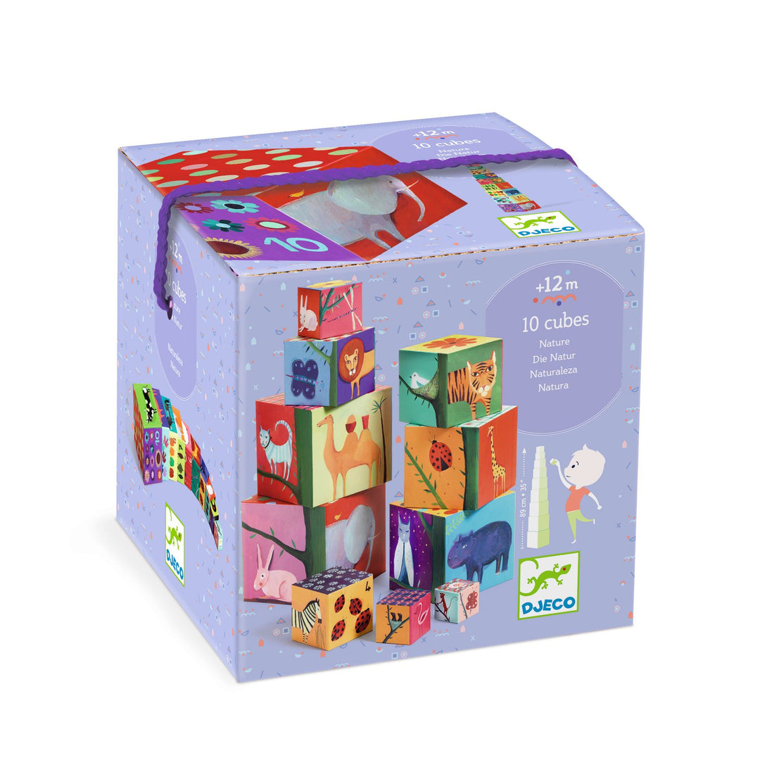 Djeco Stacking Cubes – Nature &amp; Animals