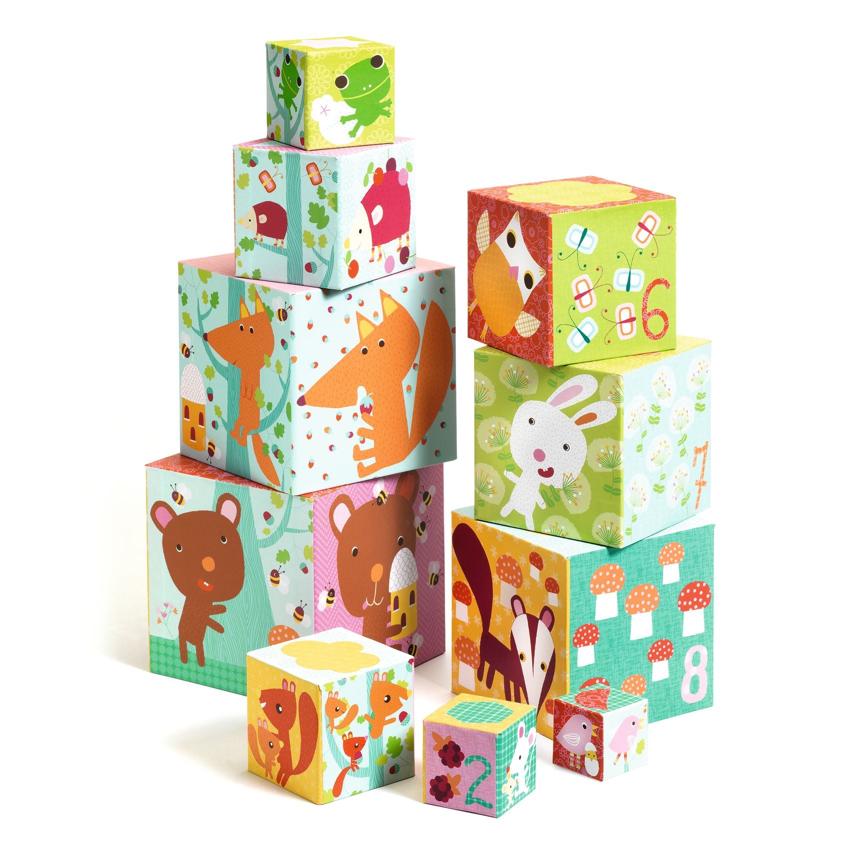 Djeco Stacking Cubes – Forest