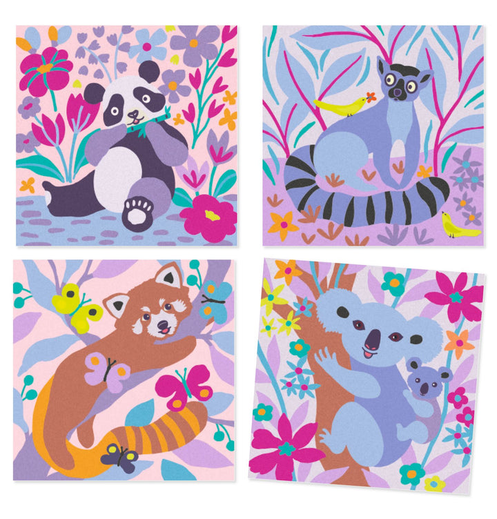 Djeco Coloured Sand Art – Velvety Paws