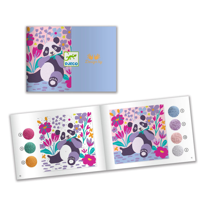 Djeco Coloured Sand Art – Velvety Paws
