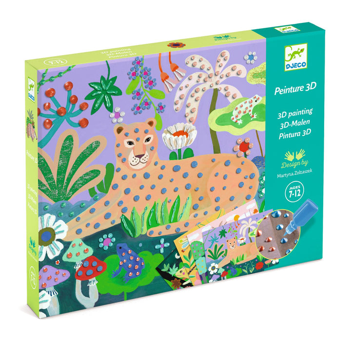 Djeco 3D Painting – Tropical Forest