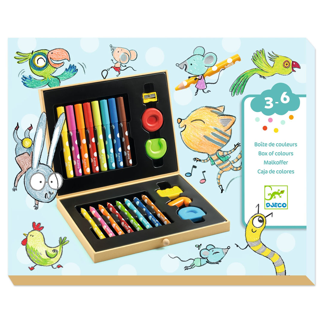 Djeco Toddler Box of Colours (22 Piece)