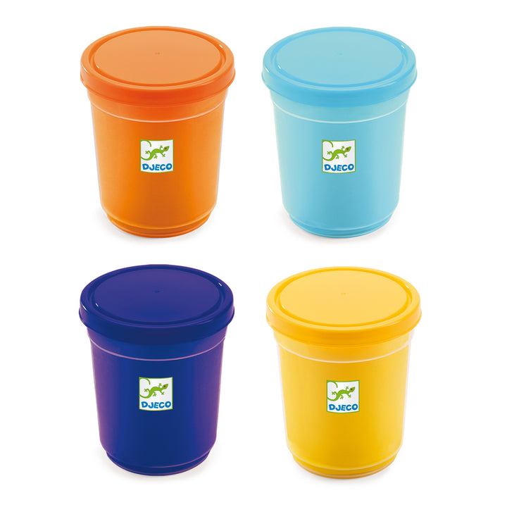 Djeco Natural Modelling Play Dough – Set of 4