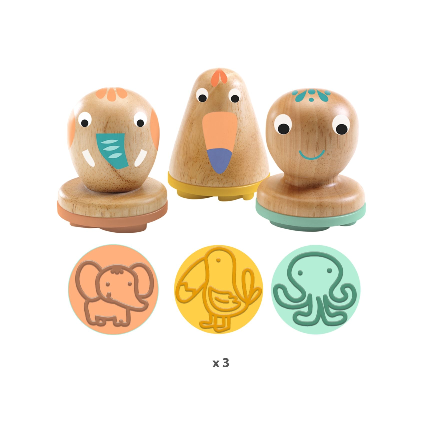 Djeco Modelling Stamp Set – Myplastistamps