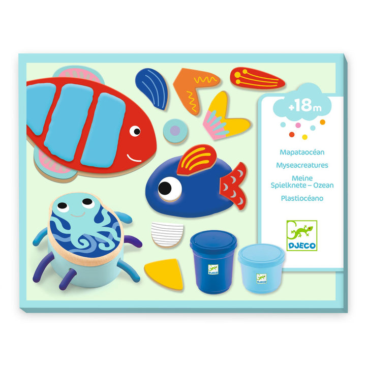Djeco Play Dough Set – My Sea Creatures