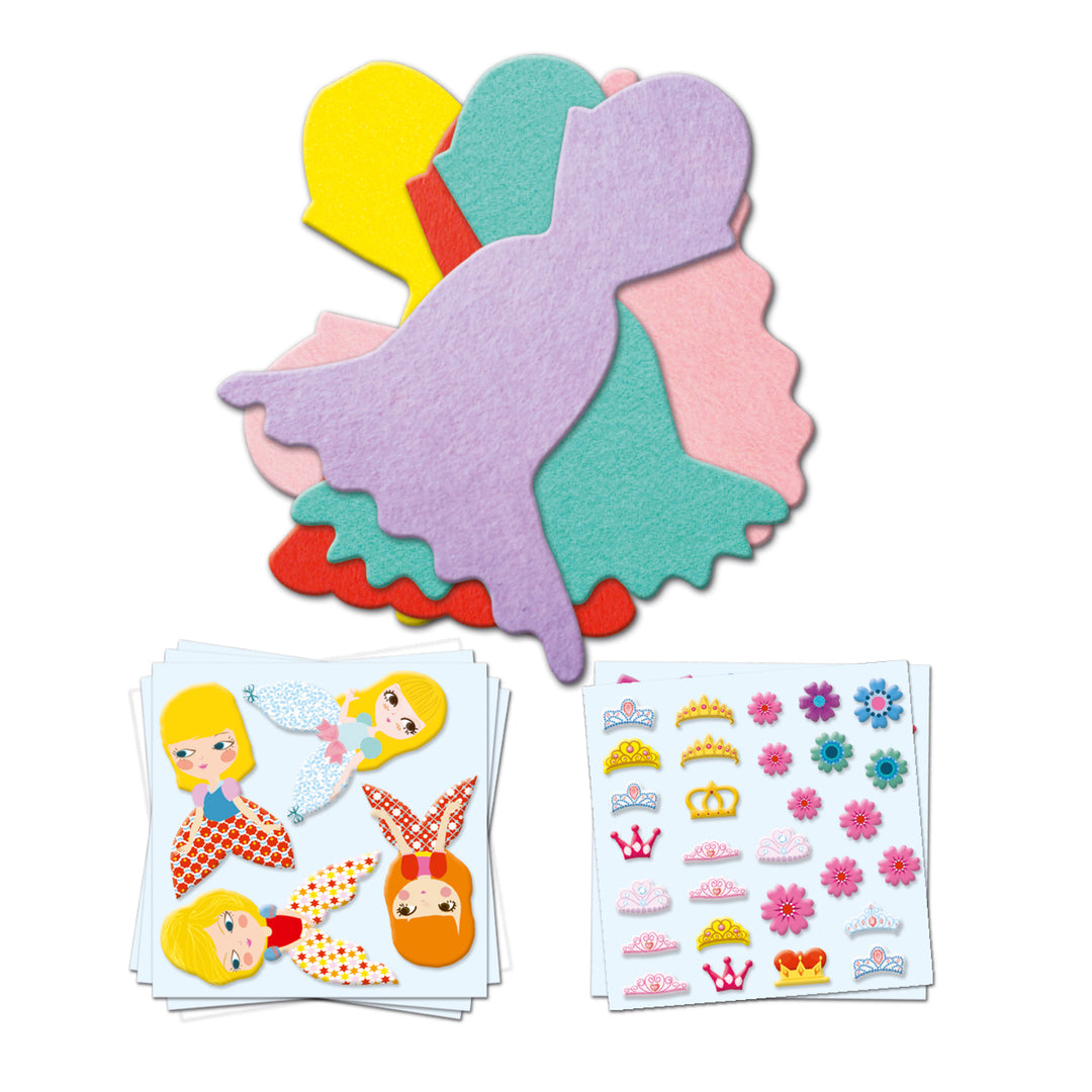 Djeco Create with Stickers – I Love Princesses