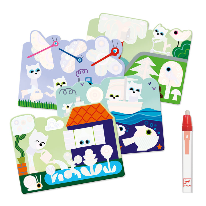 Djeco Water Magic Colouring Set – Hidden In The Garden
