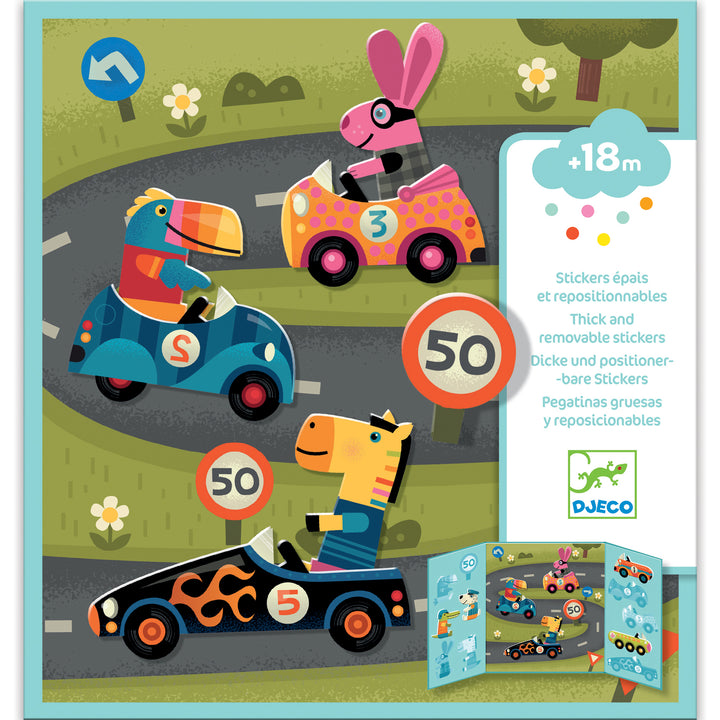 Djeco Create With Stickers – Cars