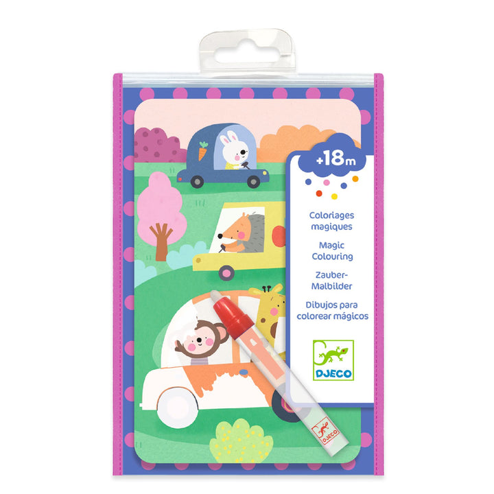 Djeco Water Magic Colouring Set – On The Road