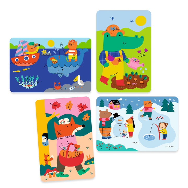 Djeco Water Magic Colouring Set – Four Seasons