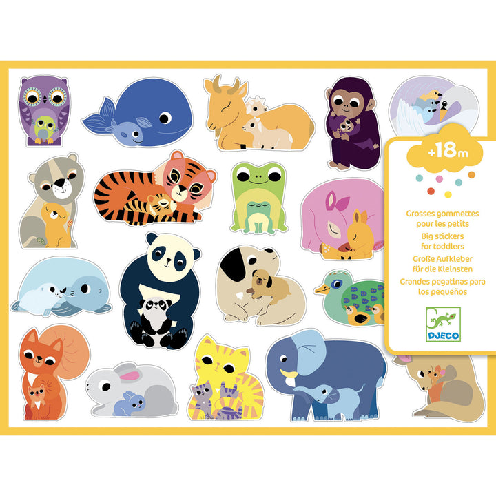 Djeco Big Stickers For Toddlers – Mums and Babies