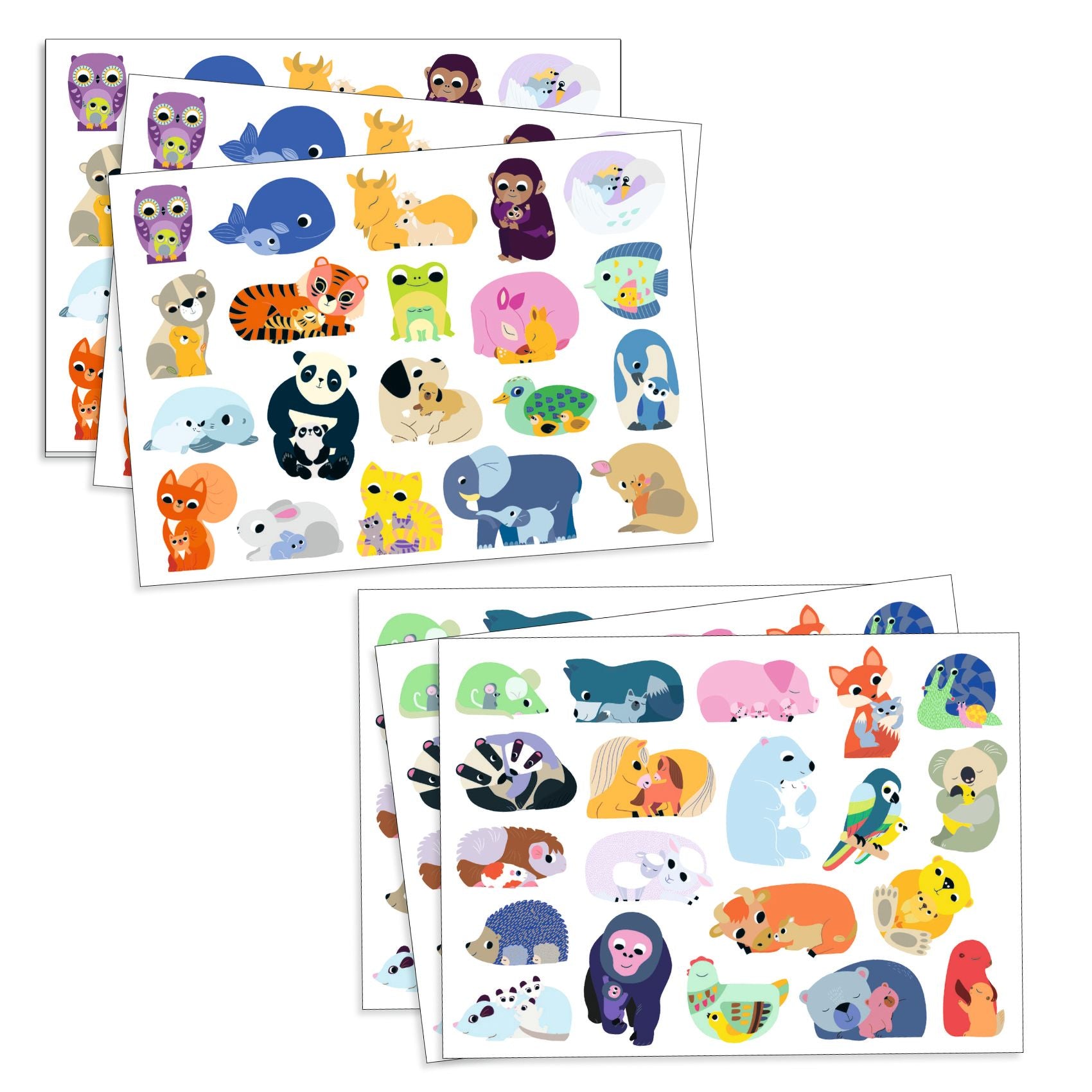 Djeco Big Stickers For Toddlers – Mums and Babies