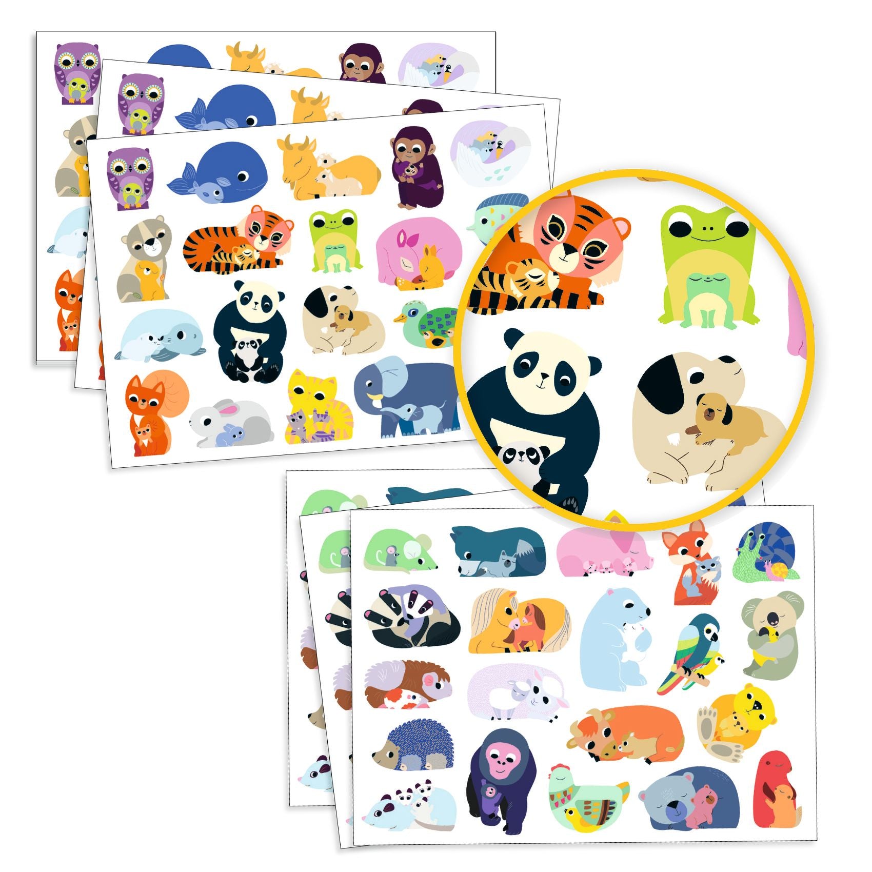 Djeco Big Stickers For Toddlers – Mums and Babies