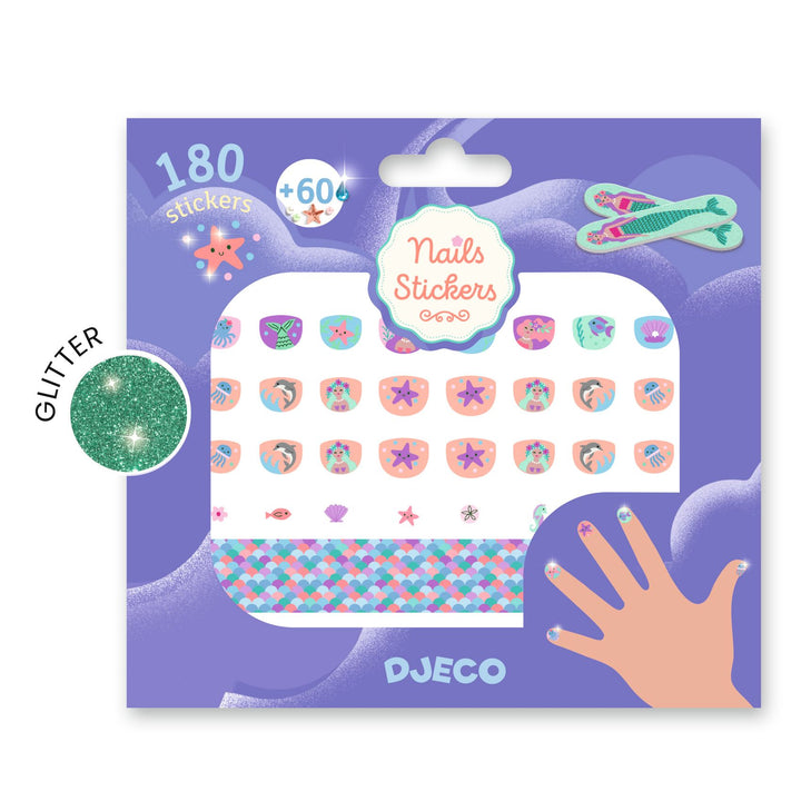 Djeco Nail Stickers – Soft Seas