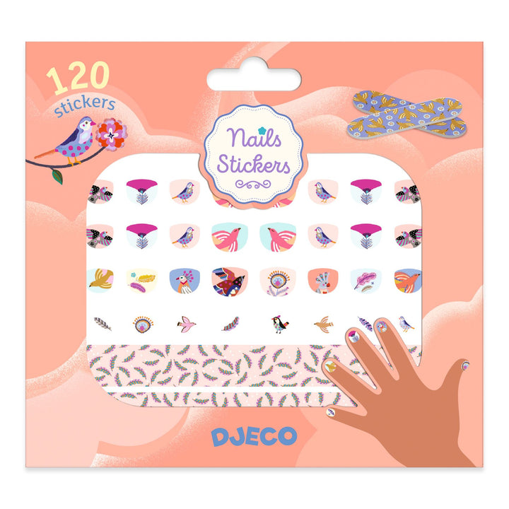 Djeco Nail Stickers – Feathers