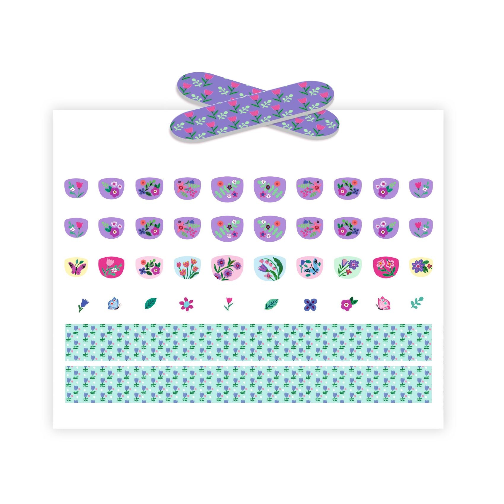 Djeco Nail Stickers – Petit Flowers