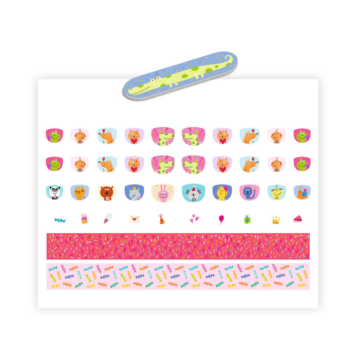 Djeco Nail Stickers – Happy Birthday