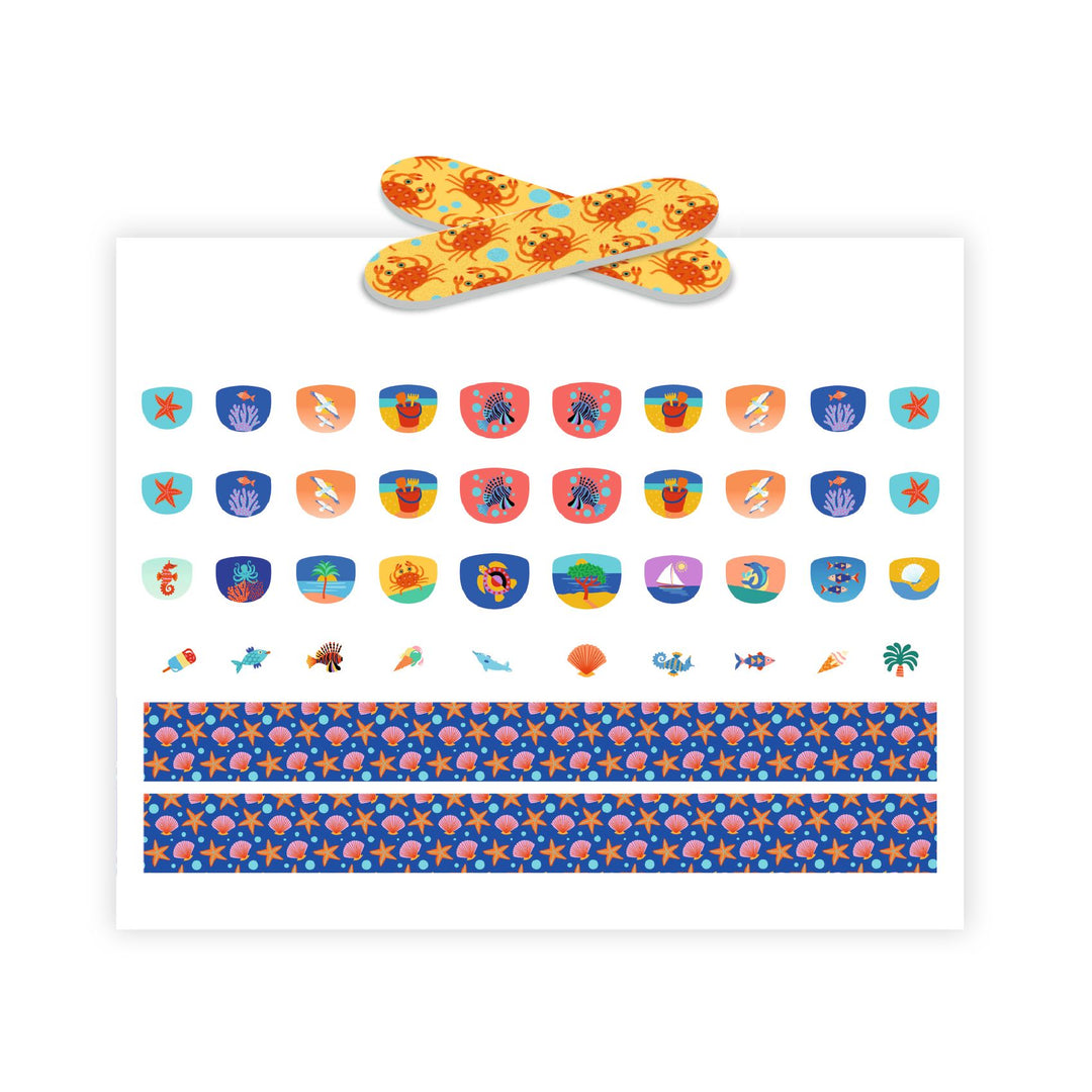 Djeco Nail Stickers – Mediterranean