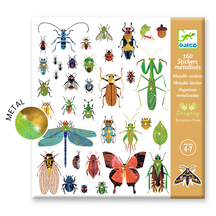 Djeco Microcosmos Metallic Sticker Collection