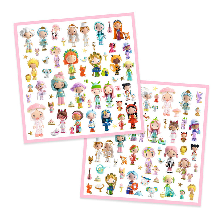 Djeco The Little World of Tinyly Sticker Collection