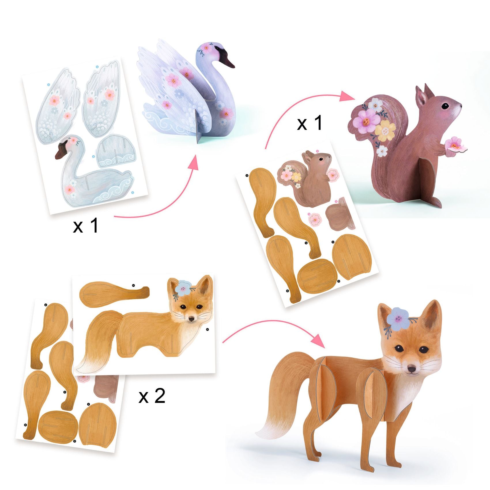 Djeco Multi-Activity Box – Fluffy Box