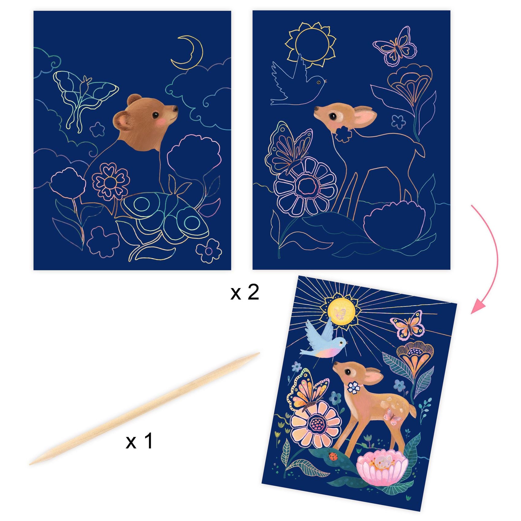 Djeco Multi-Activity Box – Fluffy Box